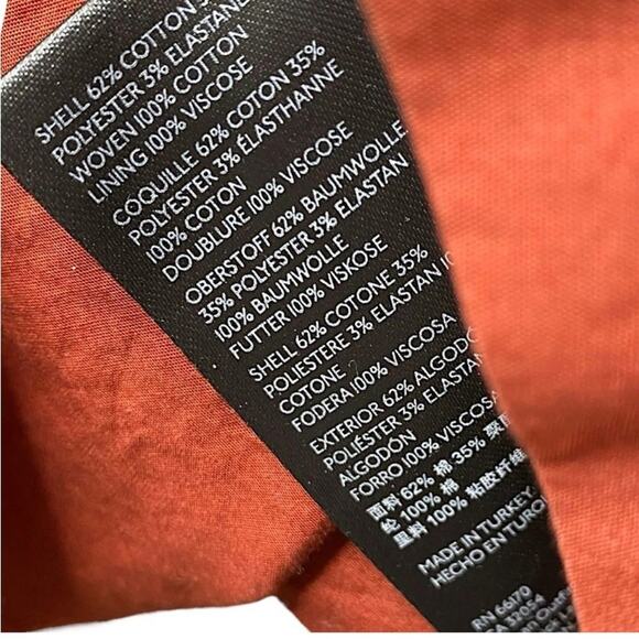 NEW Maeve Puff-Sleeved Sweetheart Mini Dress Burnt Sienna S - Picture 8 of 11